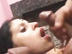Indian Threesome And A Mouthful Of Cum